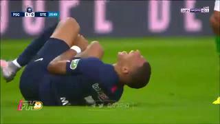 ¡Terrorífico planchazo! Futbolista del Saint Étienne sacó de la final a Mbappé con terrible entrada [VIDEO]
