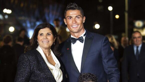 Maria Dolores dos Santos Aveiro, madre del crack portugués Cristiano Ronaldo. (Foto: AFP)