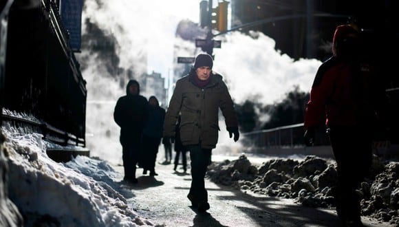 Dentro de los pronósticos del NOAA está cómo será la temperatura en Nueva York, uno de los lugares más famosos para recibir el Año Nuevo (Foto: AFP)