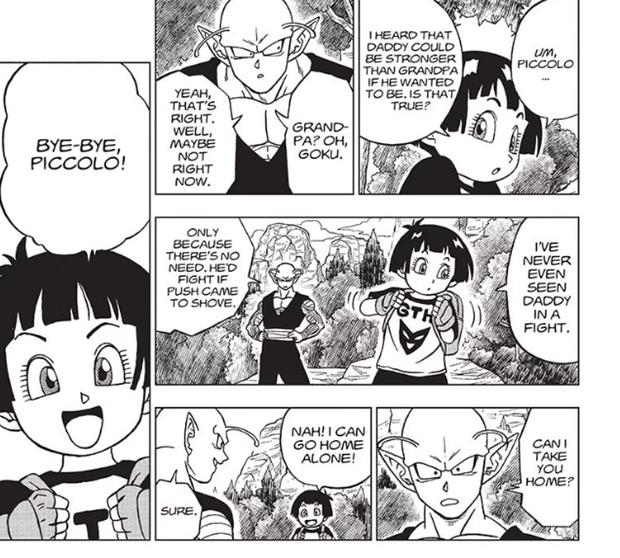 Gohan is stronger than Goku.  Photo: Manga Plus