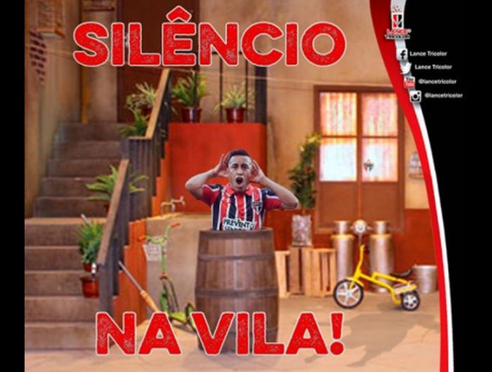 Christian Cueva representado como ‘El Chavo del 8’ y más memes sobre su partidazo ante Santos.