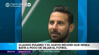 Claudio Pizarro ya piensa en el retiro: “El cuerpo ya me lo está pidiendo"