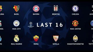 ¿Y ahora qué? Conoce los posibles cruces de los octavos de final de la Champions League 2017-18