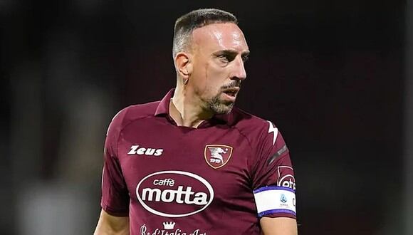 Franck Ribery fichó por el Salernitana en septiembre del 2021. (Foto: Agencias)