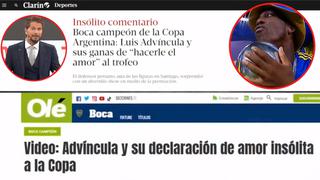 Luis Advíncula alocó a la prensa con románticas frases a la Copa Argentina