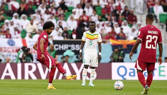 Qatar no pudo ante Senegal en la segunda fecha del Mundial 2022 en el estadio Al Thumama. (Foto: AP)