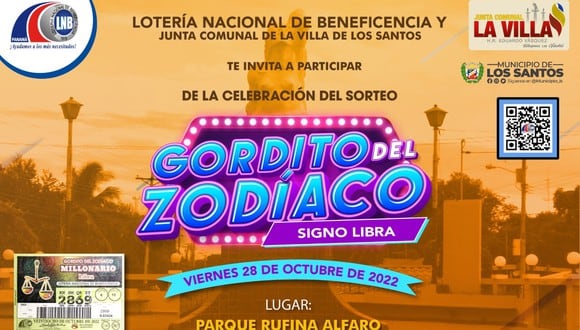 Resultados, Lotería Nacional de Panamá EN VIVO del 28 de octubre: ganadores del ‘Gordito del Zodiaco’ (Foto: @lnbp).