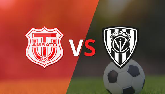 Termina el primer tiempo con una victoria para Independiente del Valle vs Técnico Universitario por 2-1