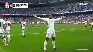 Gol de Bellingham: con dos minutos en cancha, la clava y el Bernabéu saborea el título [VIDEO]