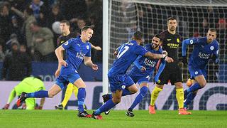 Leicester madrugó al Manchester City con dos goles en menos de 5' [VIDEO]