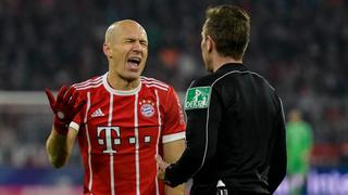 Explosivas declaraciones de Robben por ser suplente en el Bayern-Besiktas por Champions League