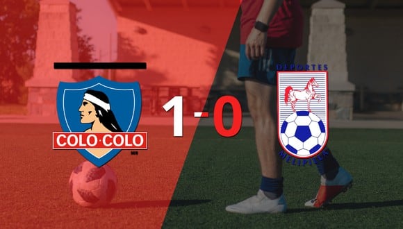 A Colo Colo le alcanzó con un gol para derrotar a Melipilla en Monumental